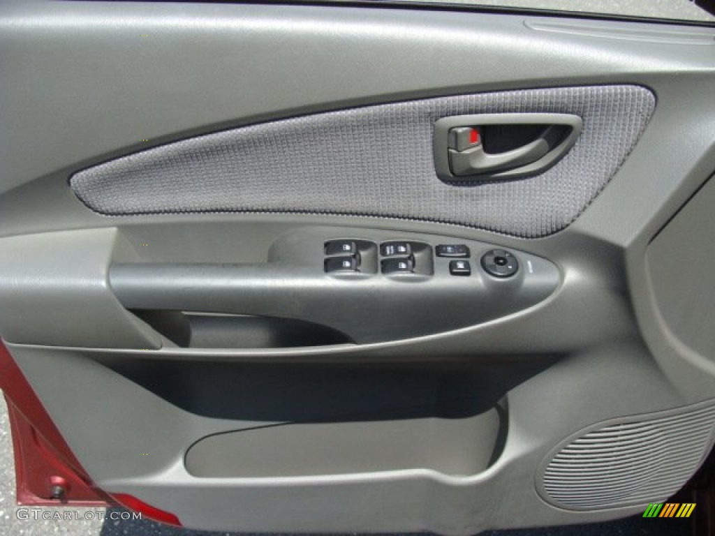 2008 Tucson GLS - Mesa Red / Gray photo #7