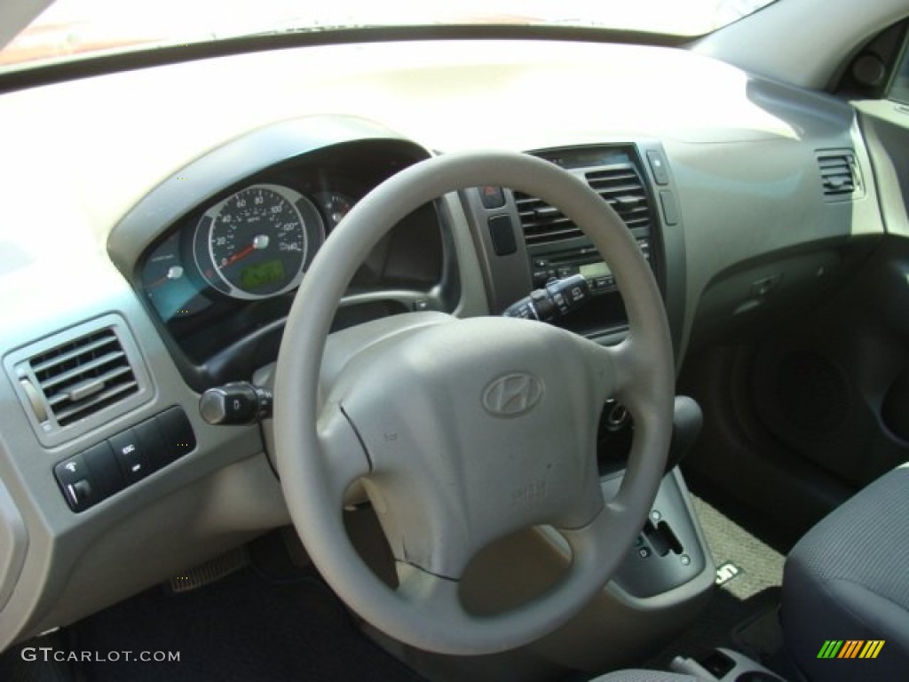 2008 Tucson GLS - Mesa Red / Gray photo #9