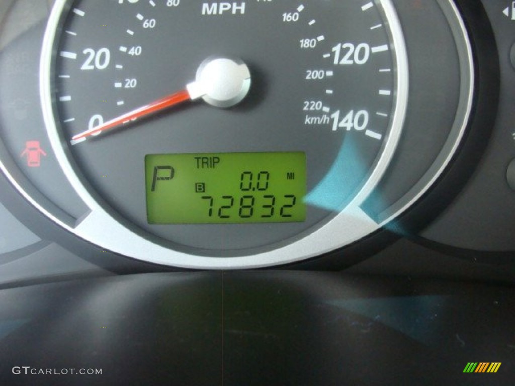 2008 Tucson GLS - Mesa Red / Gray photo #14