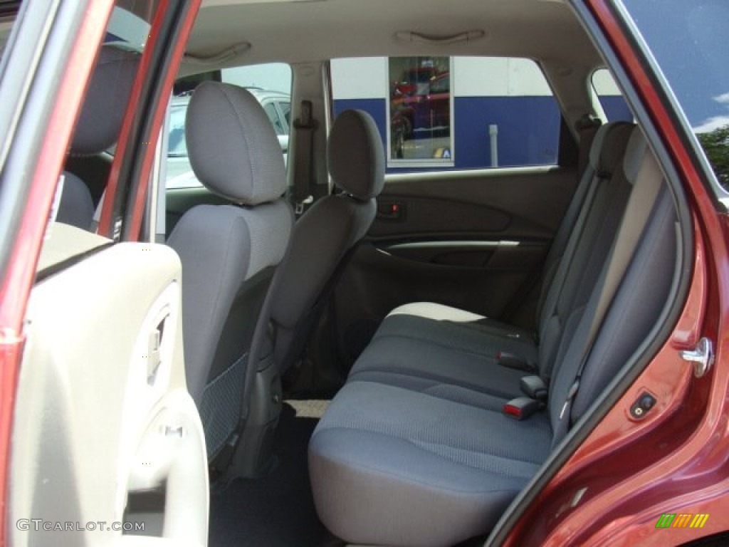 2008 Tucson GLS - Mesa Red / Gray photo #17