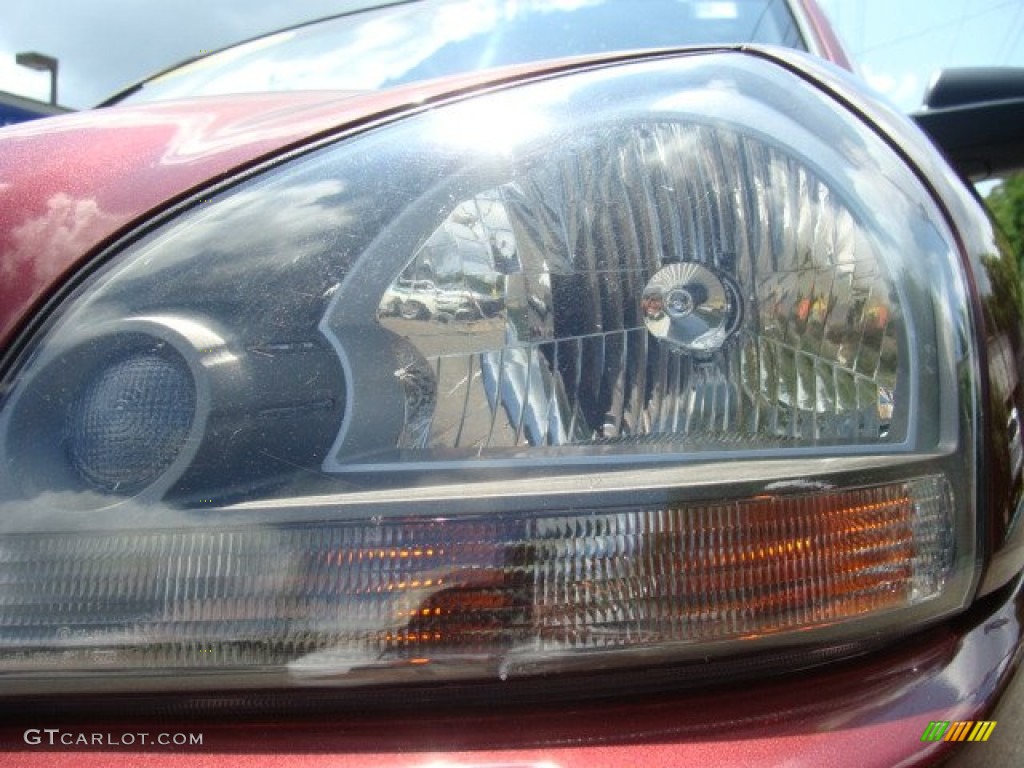 2008 Tucson GLS - Mesa Red / Gray photo #28