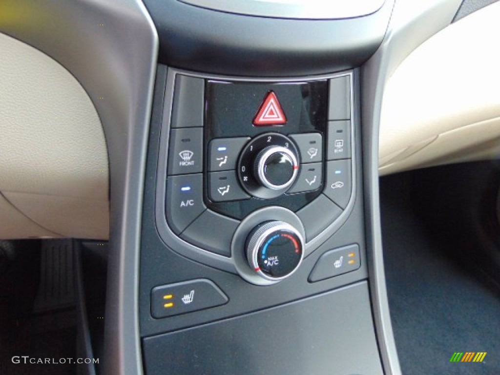 2014 Elantra SE Sedan - Black / Beige photo #10