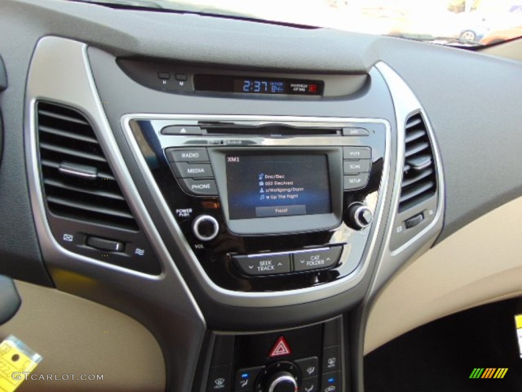 2014 Elantra SE Sedan - Black / Beige photo #11
