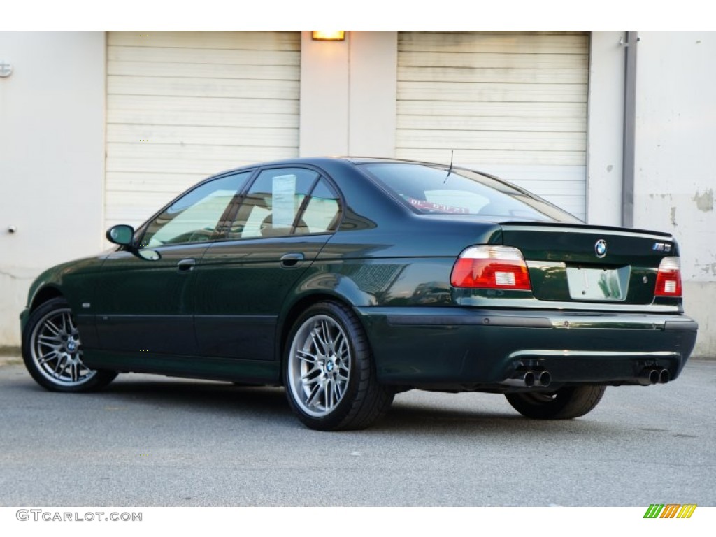 2001 M5 Sedan - Oxford Green Metallic / Black photo #22