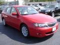 2008 Lightning Red Subaru Impreza 2.5i Sedan  photo #2