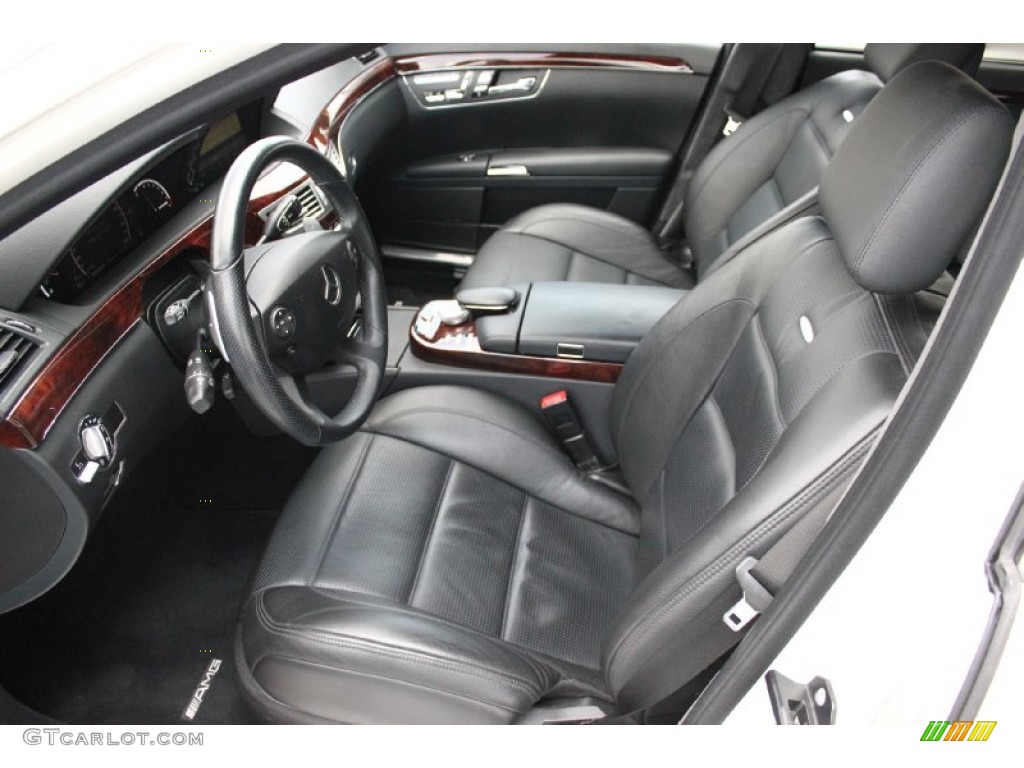 2009 Mercedes-Benz S 63 AMG Sedan Front Seat Photo #96033186