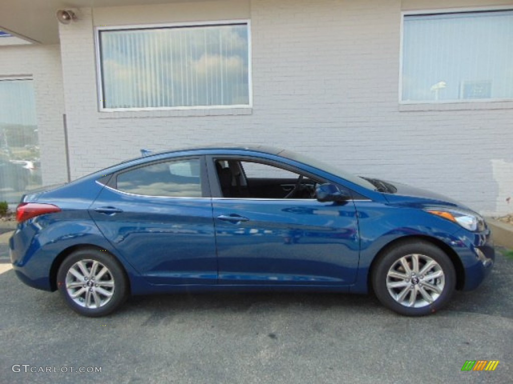 Windy Sea Blue 2015 Hyundai Elantra SE Sedan Exterior Photo #96033666