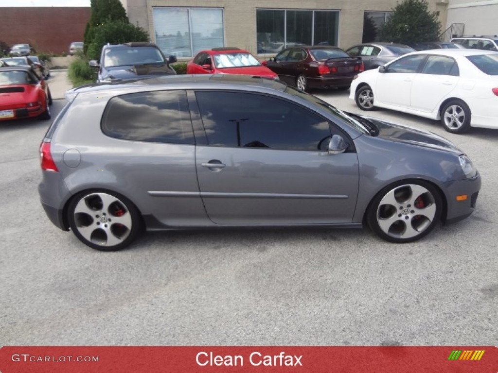 2009 GTI 2 Door - United Grey Metallic / Anthracite Black Leather photo #2