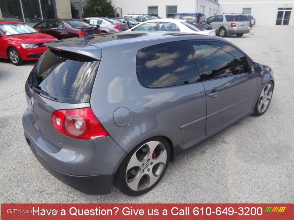 2009 GTI 2 Door - United Grey Metallic / Anthracite Black Leather photo #3