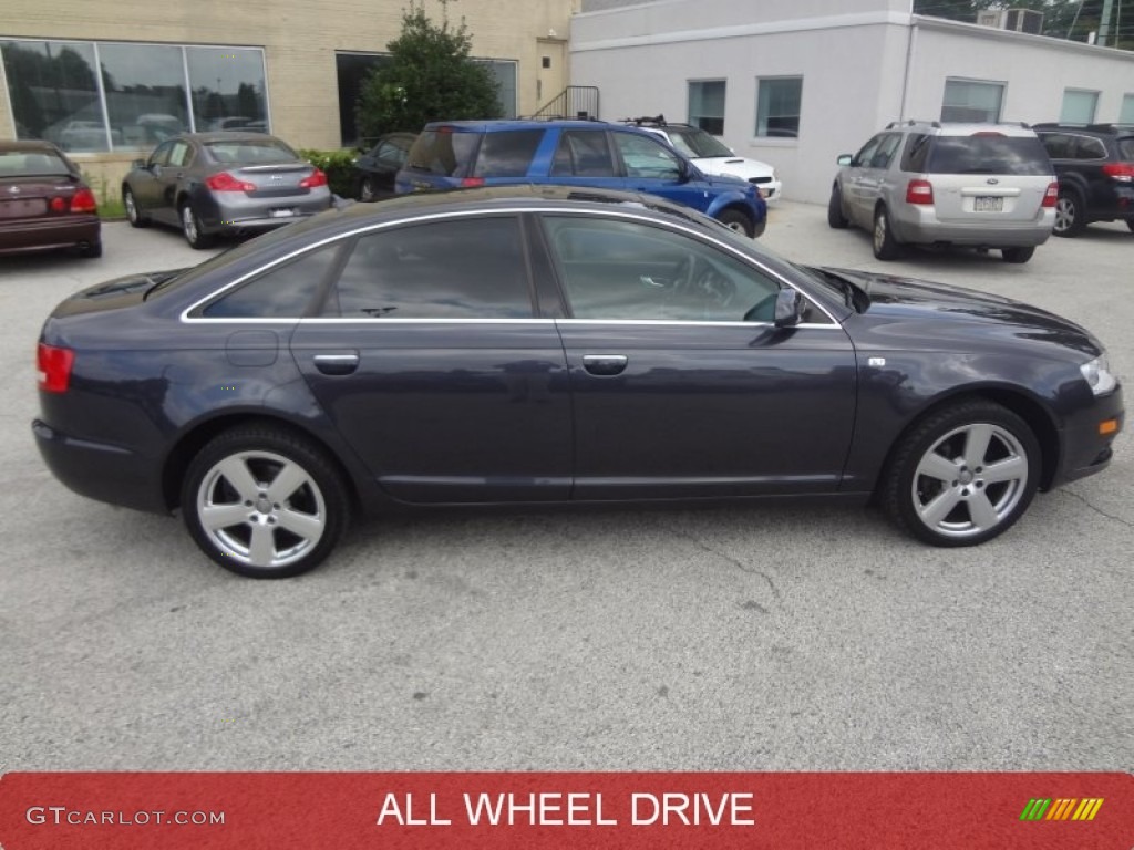 2008 A6 3.2 quattro Sedan - Daytona Grey Pearl Effect / Black photo #2