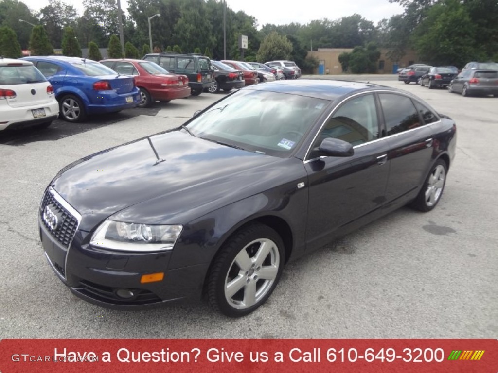 2008 A6 3.2 quattro Sedan - Daytona Grey Pearl Effect / Black photo #7