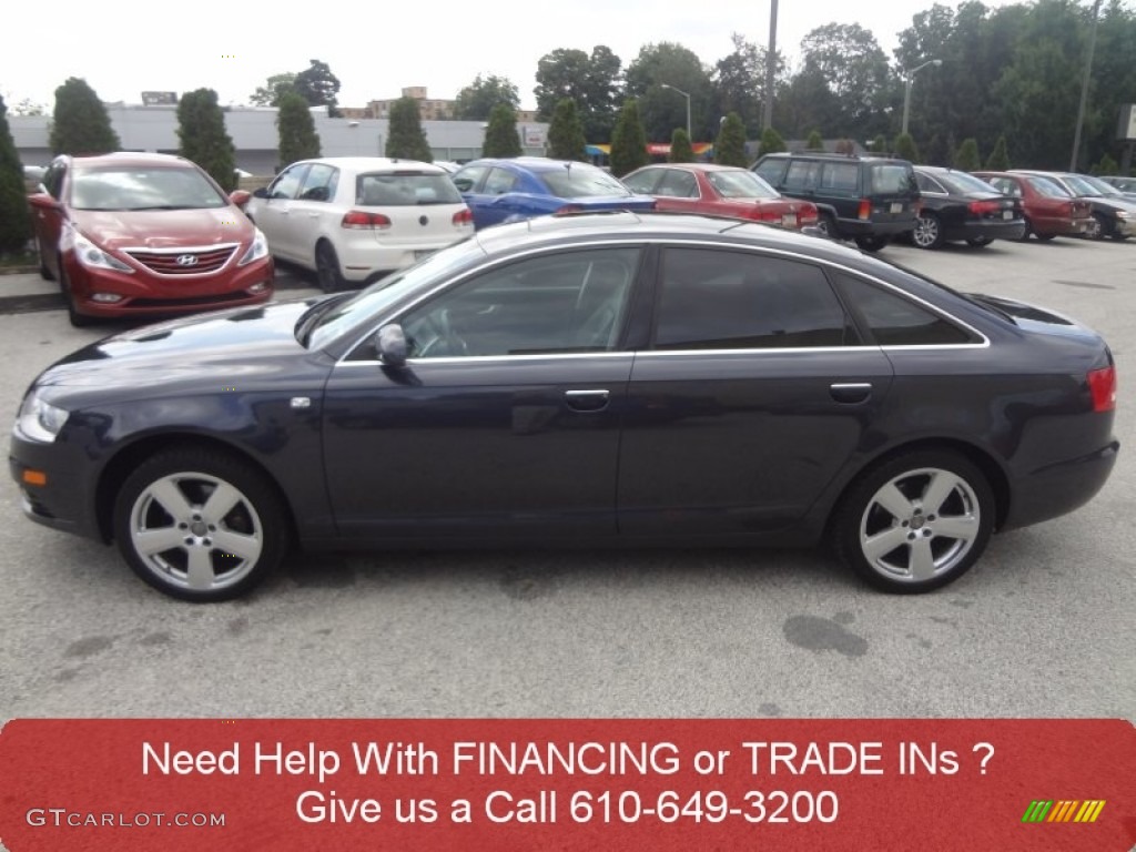 2008 A6 3.2 quattro Sedan - Daytona Grey Pearl Effect / Black photo #8