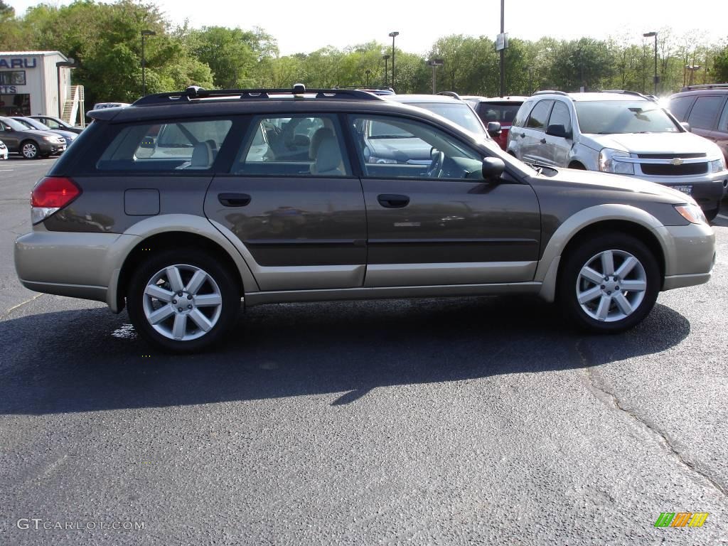 2008 Outback 2.5i Wagon - Deep Bronze Metallic / Warm Ivory photo #3
