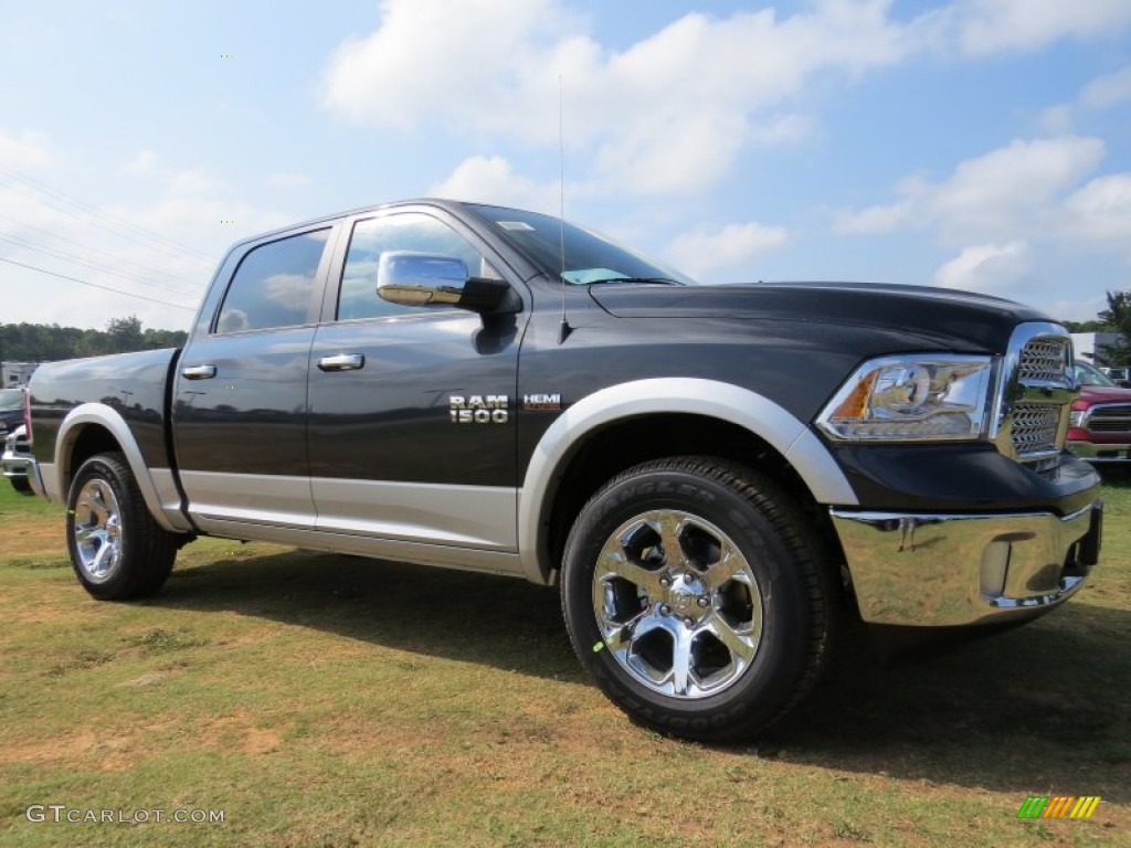 Maximum Steel Metallic 2014 Ram 1500 Laramie Crew Cab 4x4 Exterior Photo #96035061