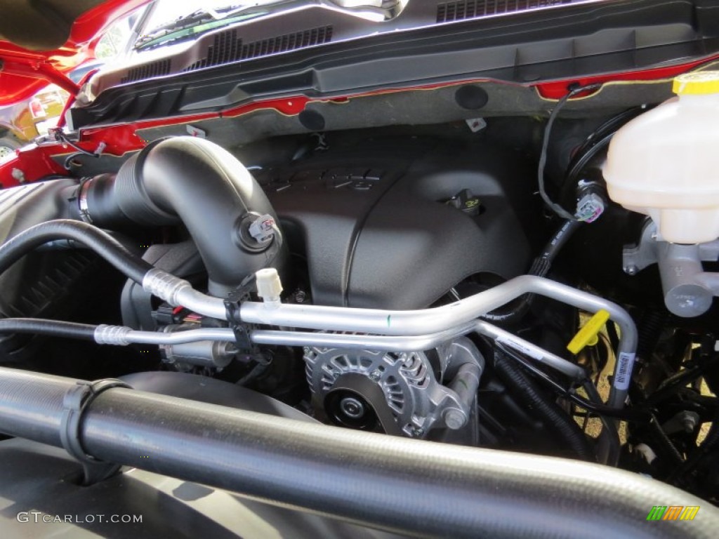 2014 1500 Express Quad Cab - Flame Red / Black/Diesel Gray photo #9
