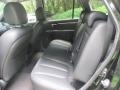 2009 Hyundai Santa Fe Black Interior Rear Seat Photo