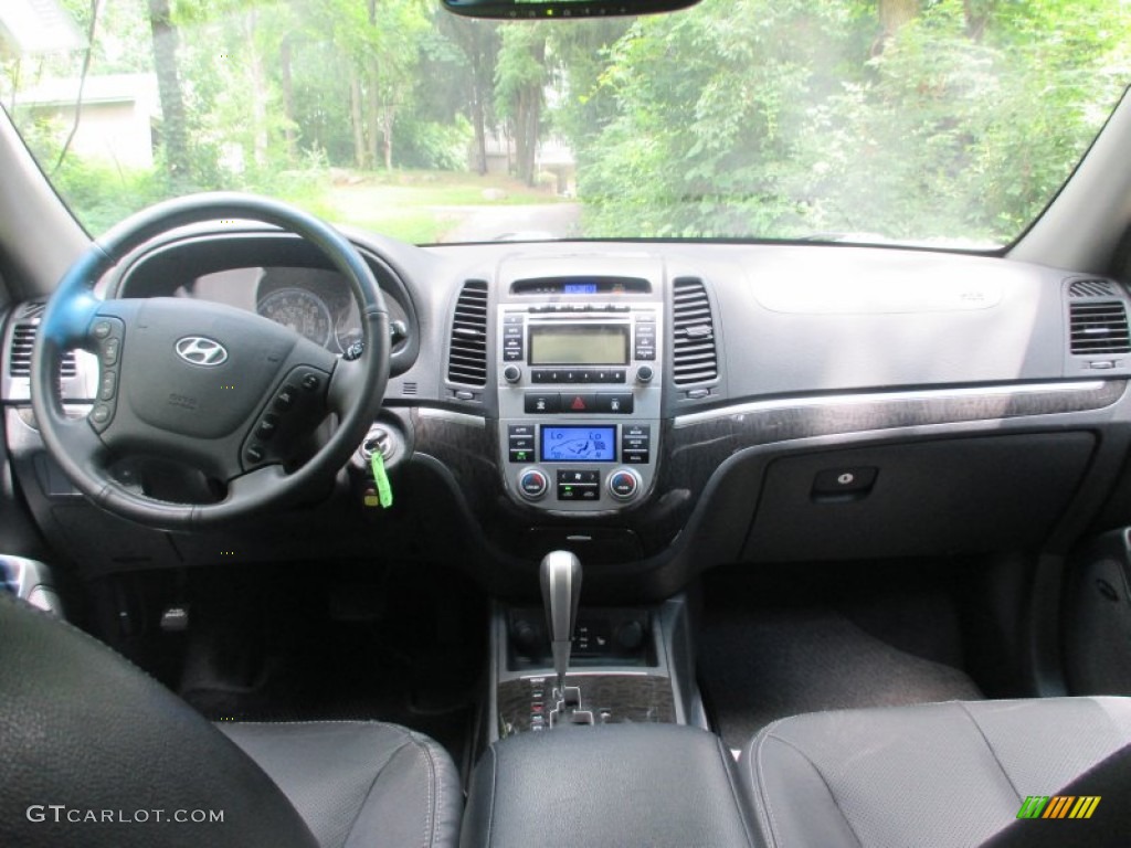2009 Hyundai Santa Fe Limited Black Dashboard Photo #96038415