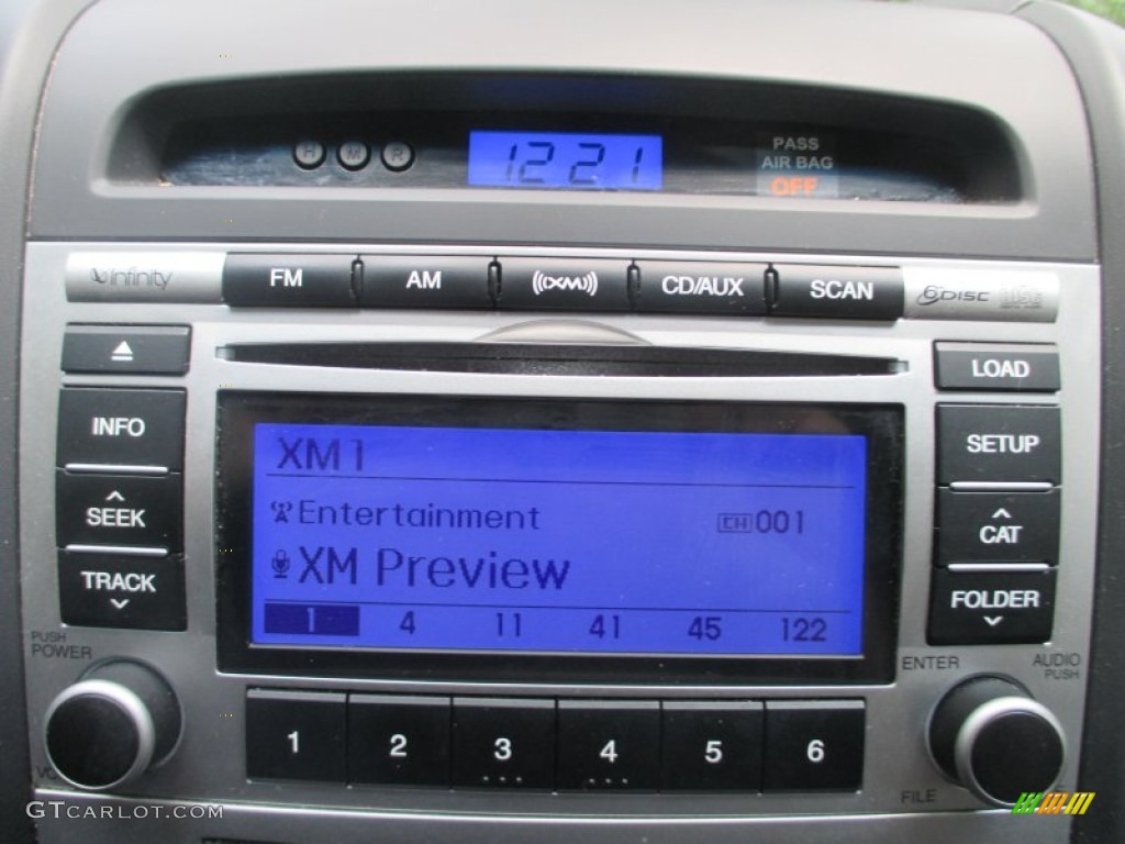 2009 Hyundai Santa Fe Limited Audio System Photos