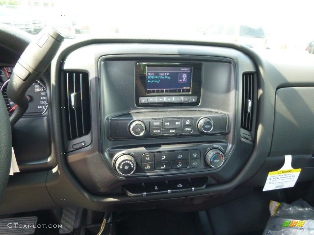 2015 Chevrolet Silverado 3500HD WT Regular Cab 4x4 Plow Truck Controls Photo #96039369