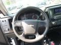 Jet Black/Dark Ash 2015 Chevrolet Silverado 3500HD WT Regular Cab 4x4 Plow Truck Steering Wheel