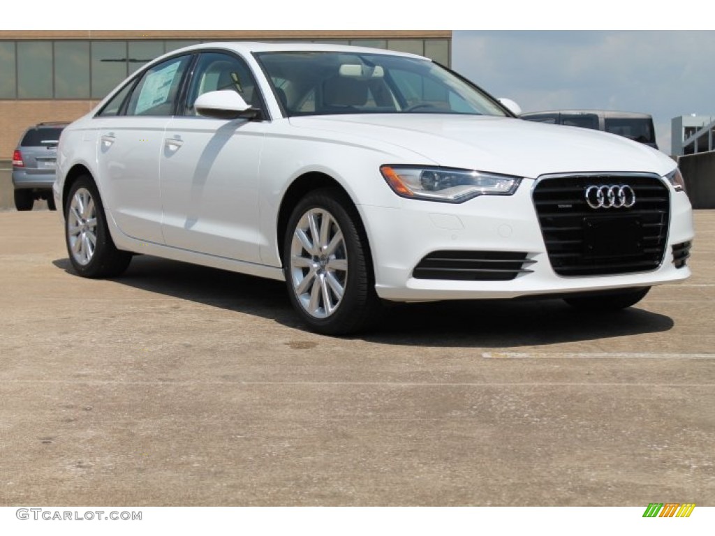 Ibis White 2015 Audi A6 2.0T Premium Plus quattro Sedan Exterior Photo #96039533