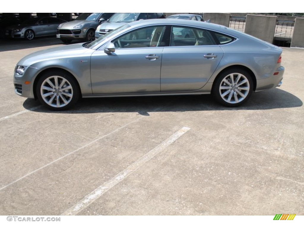 2015 A7 3.0T quattro Premium Plus - Quartz Gray Metallic / Velvet Beige photo #5