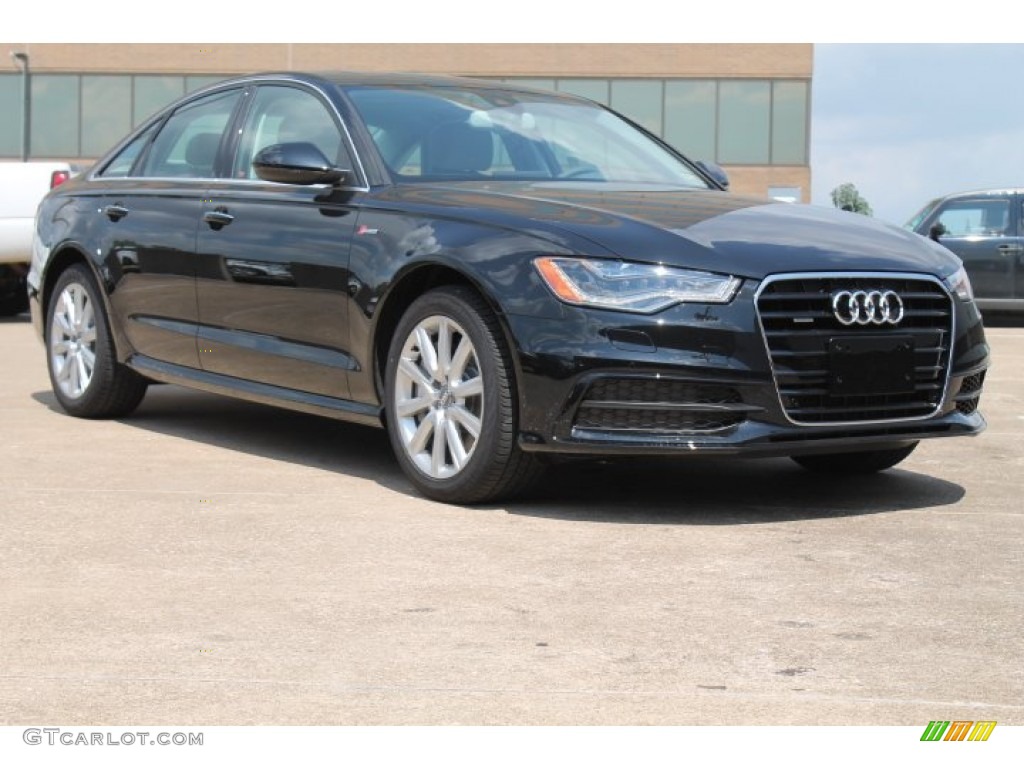 Phantom Black Pearl 2015 Audi A6 3.0T Prestige quattro Sedan Exterior Photo #96040500