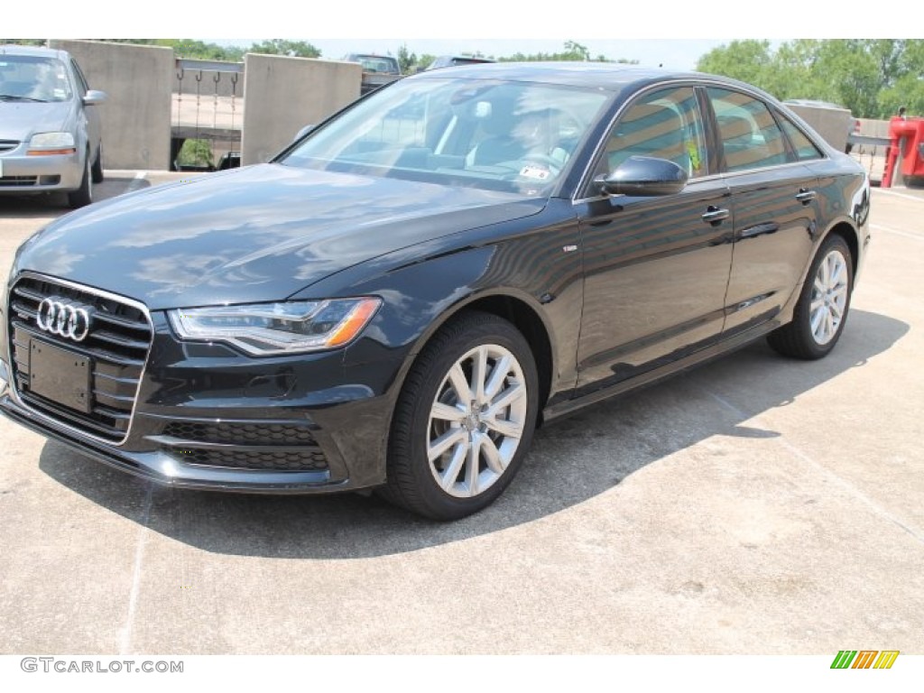 Phantom Black Pearl 2015 Audi A6 3.0T Prestige quattro Sedan Exterior Photo #96040539