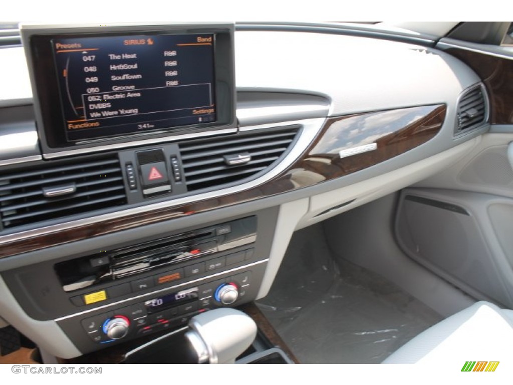 2015 Audi A6 3.0T Prestige quattro Sedan Titanium Gray Dashboard Photo #96040683