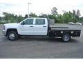 2015 Summit White Chevrolet Silverado 3500HD WT Crew Cab 4x4  photo #3