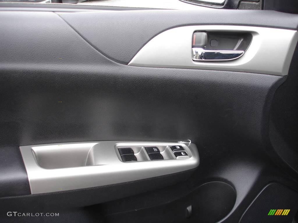 2009 Impreza 2.5i Sedan - Dark Gray Metallic / Carbon Black photo #7