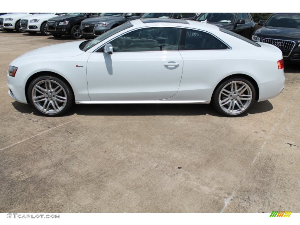 Glacier White Metallic 2015 Audi S5 3.0T Premium Plus quattro Coupe Exterior Photo #96045723