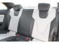 2015 Audi S5 Black/Lunar Silver Interior Rear Seat Photo