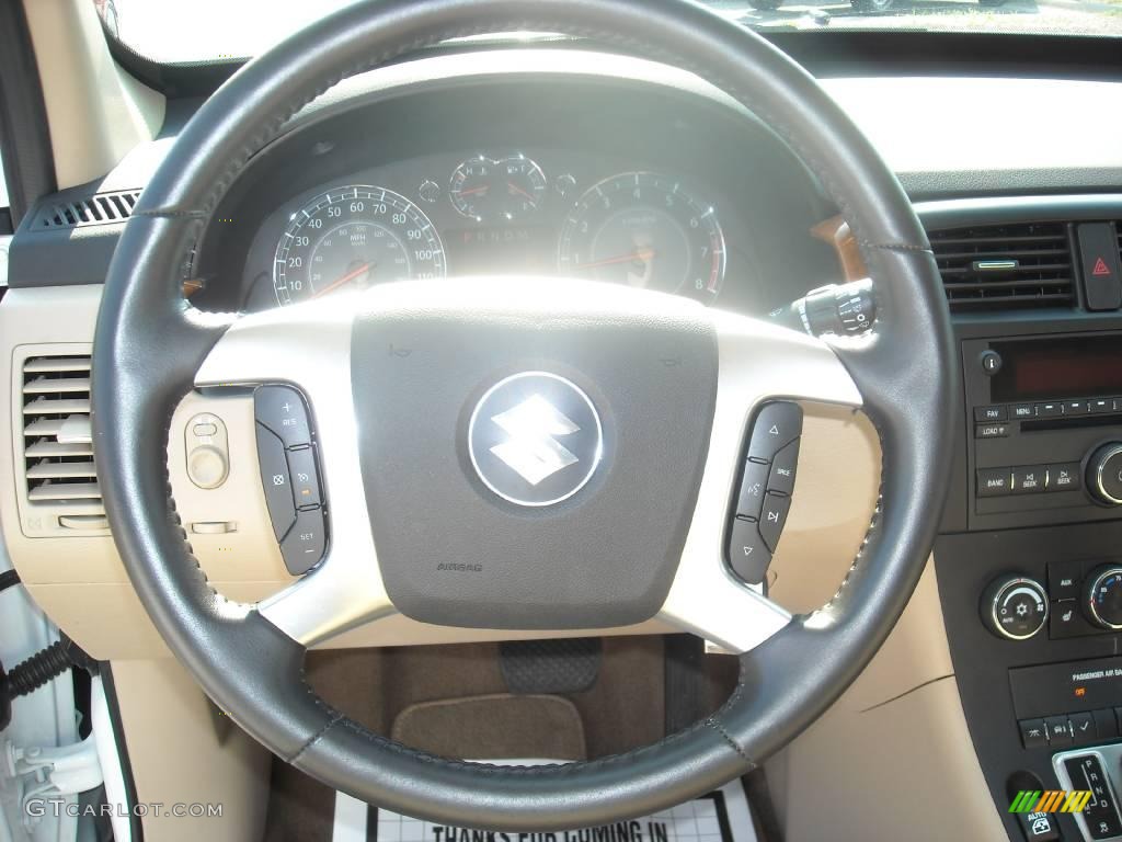 2008 XL7 Luxury AWD - Pearl White Tri Coat Metallic / Beige photo #26