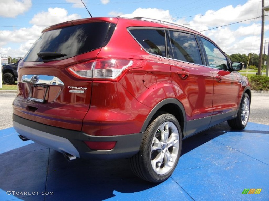 2014 Escape Titanium 2.0L EcoBoost - Ruby Red / Charcoal Black photo #3