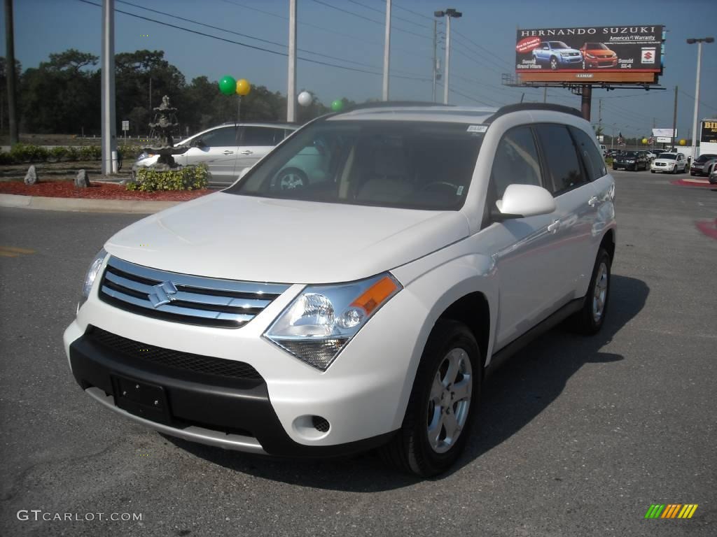 2008 XL7 Luxury AWD - Pearl White Tri Coat Metallic / Beige photo #32