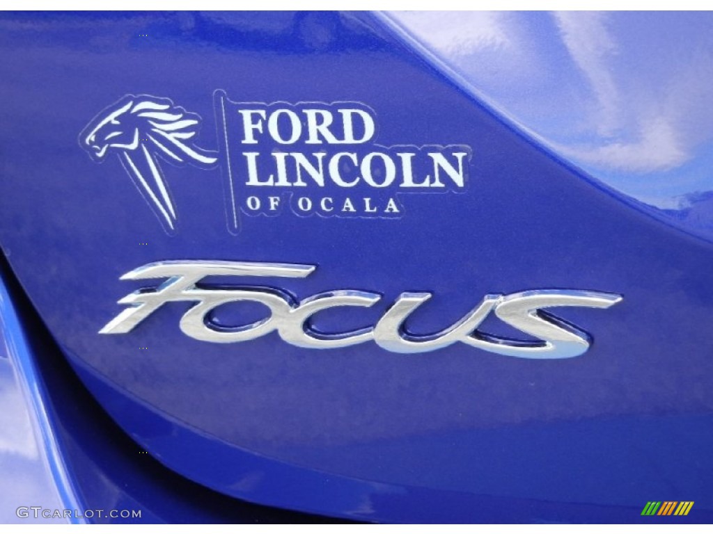 2014 Focus SE Sedan - Performance Blue / Charcoal Black photo #4