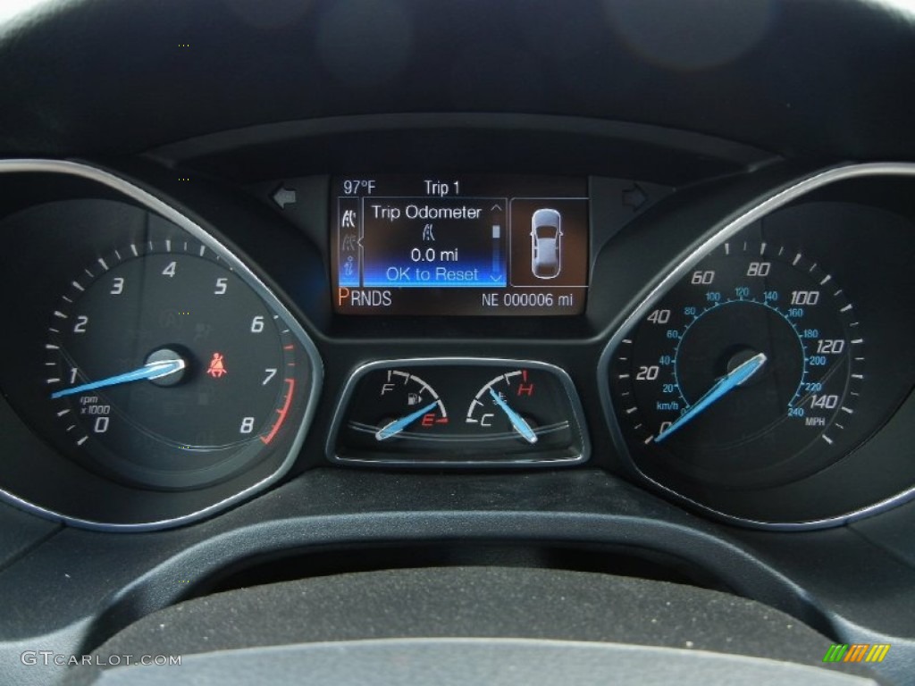2014 Focus SE Sedan - Performance Blue / Charcoal Black photo #10