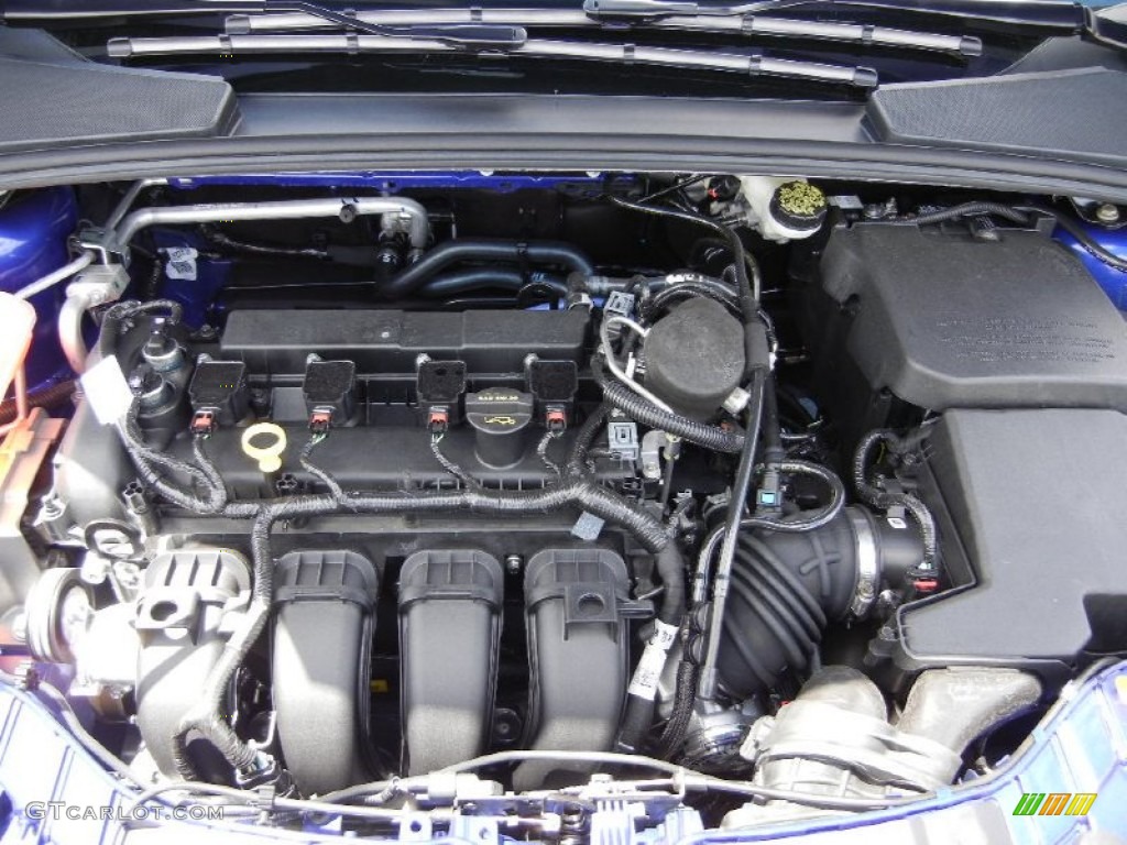 2014 Focus SE Sedan - Performance Blue / Charcoal Black photo #12