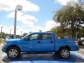 2014 Blue Flame Ford F150 STX SuperCrew 4x4  photo #2