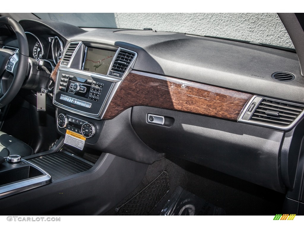 2015 Mercedes-Benz ML 350 Black Dashboard Photo #96049314