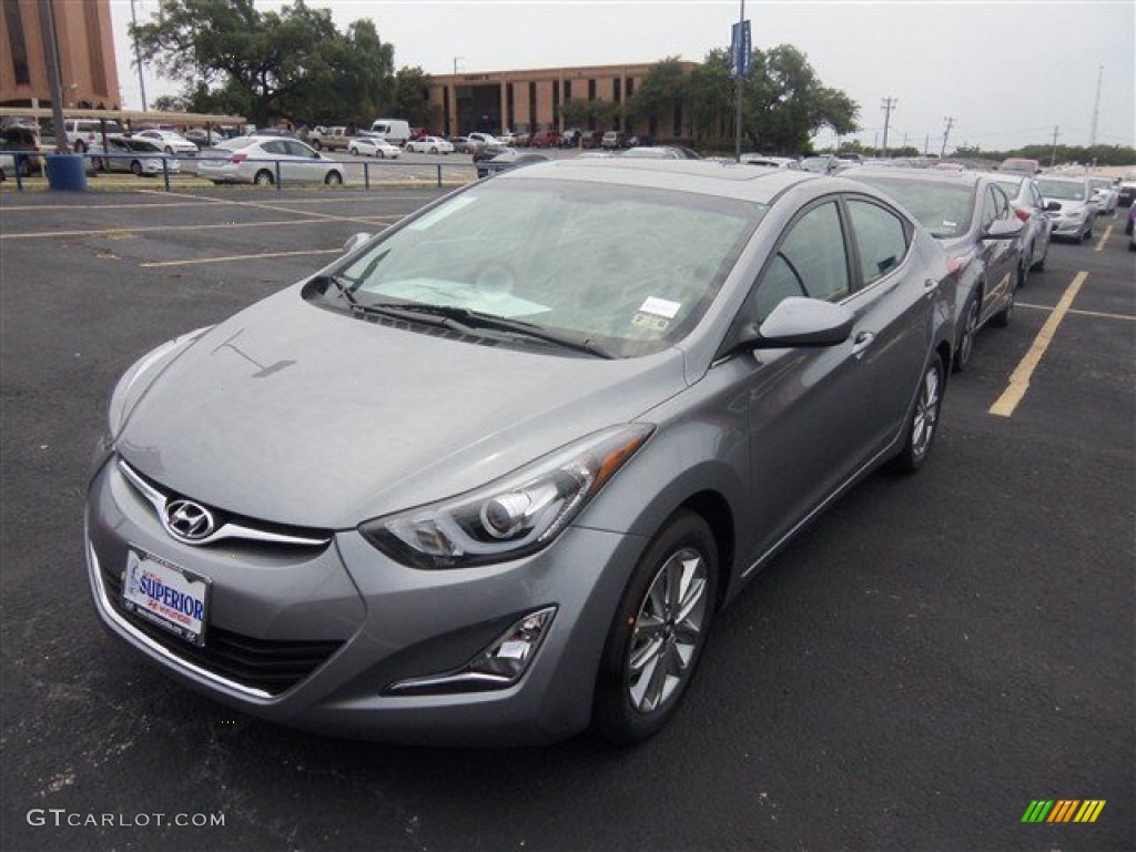 2015 Elantra SE Sedan - Titanium Gray Metallic / Black photo #1