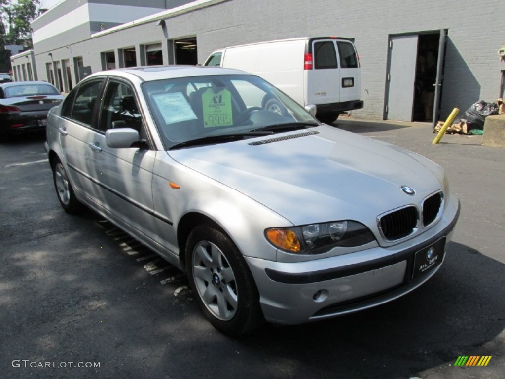 2005 3 Series 325xi Sedan - Titanium Silver Metallic / Black photo #7