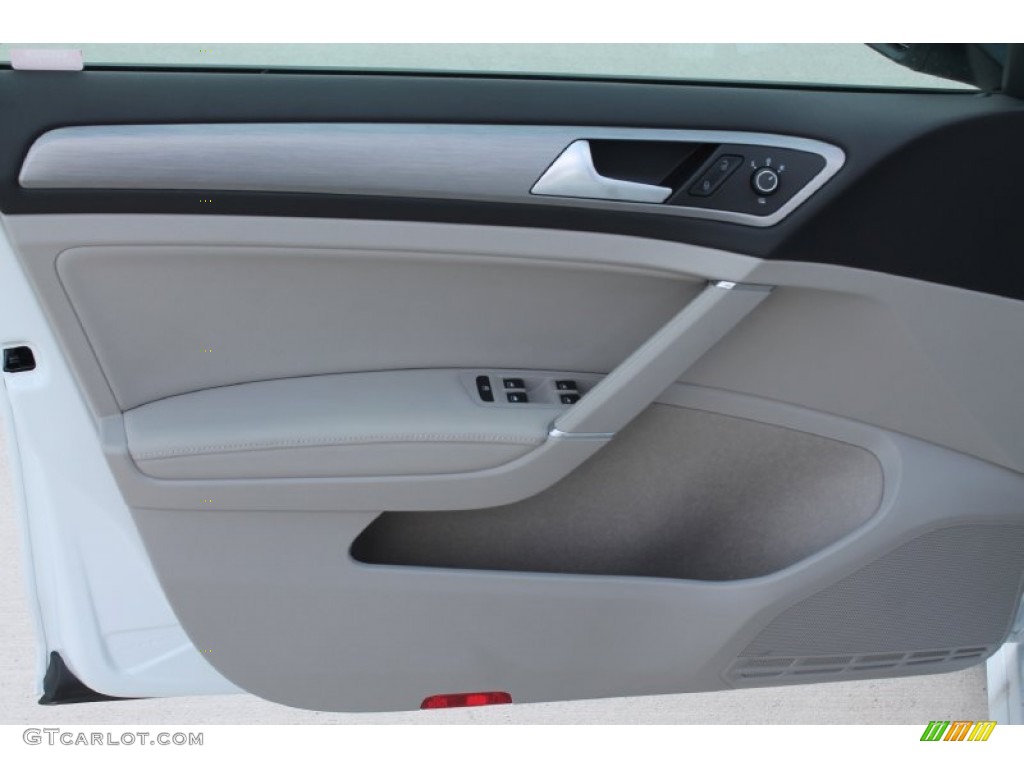 2015 Volkswagen Golf 4 Door 1.8T SE Beige Door Panel Photo #96050923