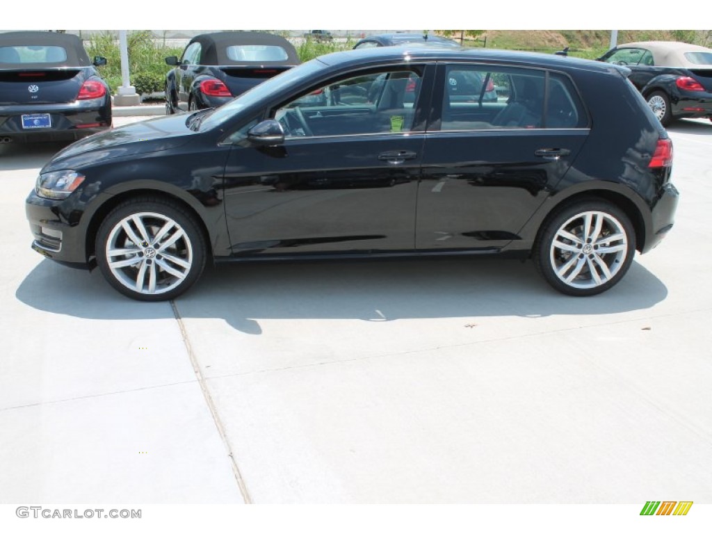 Black 2015 Volkswagen Golf 4 Door 1.8T SEL Exterior Photo #96051279