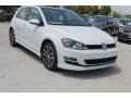 Pure White 2015 Volkswagen Golf 4 Door 1.8T SE