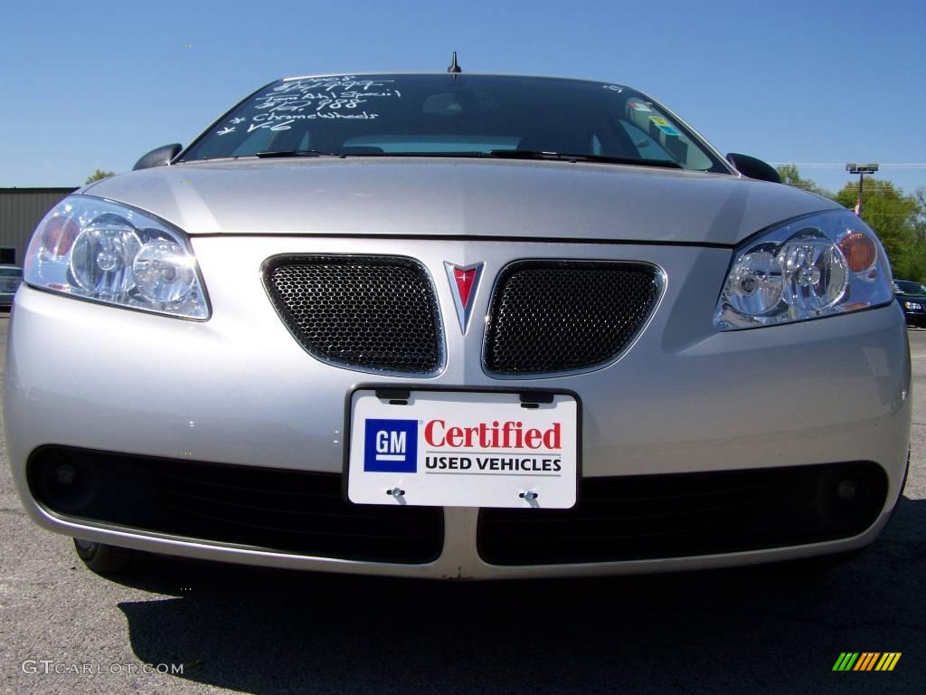 2008 G6 GT Sedan - Liquid Silver Metallic / Ebony Black photo #3