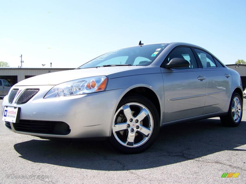 2008 G6 GT Sedan - Liquid Silver Metallic / Ebony Black photo #5