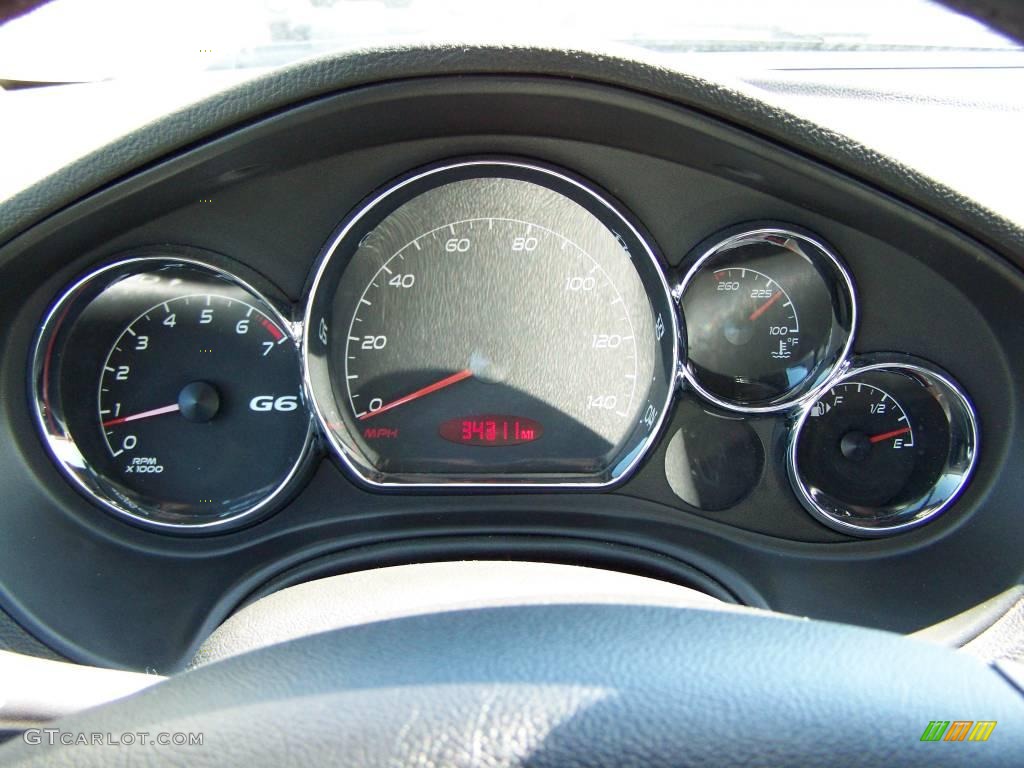2008 G6 GT Sedan - Liquid Silver Metallic / Ebony Black photo #15