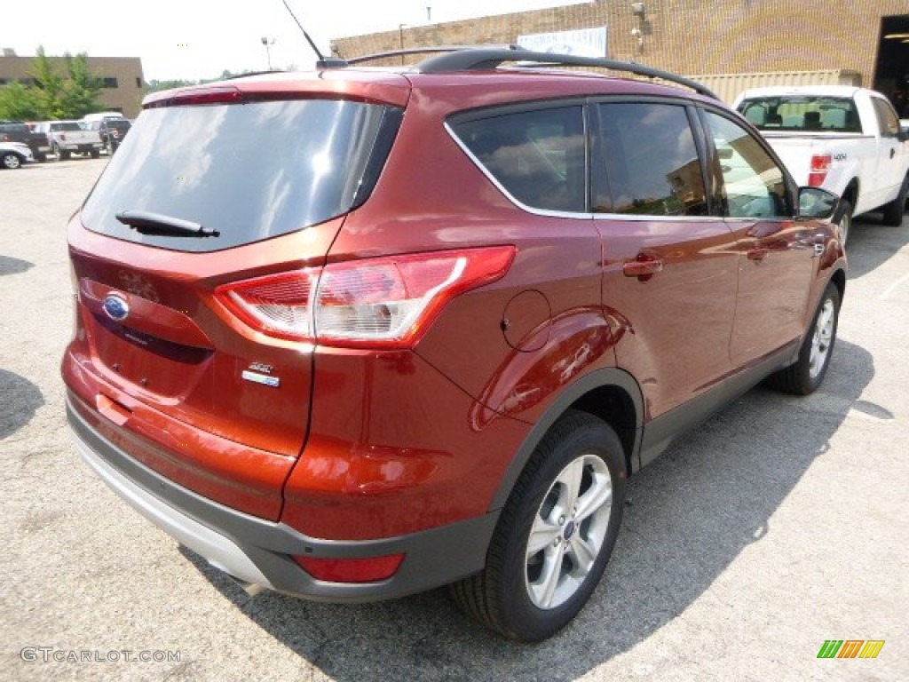 2014 Escape SE 1.6L EcoBoost 4WD - Sunset / Charcoal Black photo #2